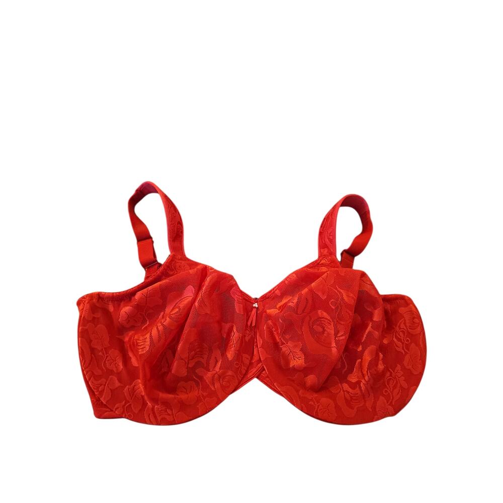 Wacoal 85567 Awareness Full Coverage Unlined Underwire Bra US Size 36G Red new - Picture 3 of 7